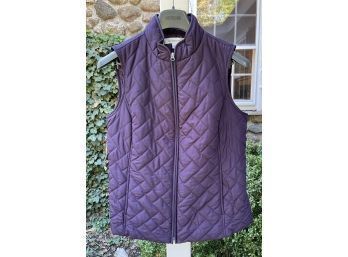 Croft & Barrow Purple Vest - Women's Size M