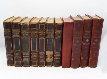 7 Volume Set Of The Works Of Shakespeare (1881), Macaulay's Essays And Poems, Guy De Maupassant