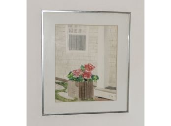 Framed Watercolor By Fay (1977)