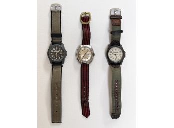 3 Timex Watches - Expedition & Automatic