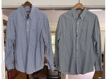 2 Men's IZOD Shirts - Size Large