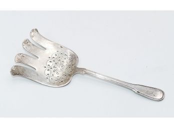 Large Antique 1921 Tiffany & Co Sterling Silver Serving Fork