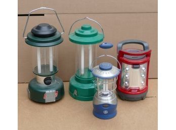 Lot Of 4 Electric Lanterns