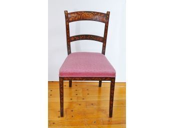 Antique Dutch Marquetry Side Chair