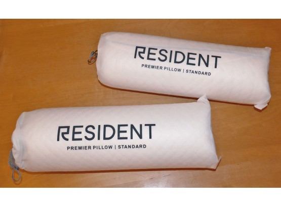 Brand New - Pair Of Resident Memory Foam Cooling Pillows - $200 Cost