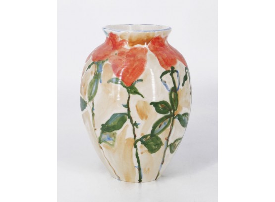 Francis Palmer Pottery - Hand Painted Vase
