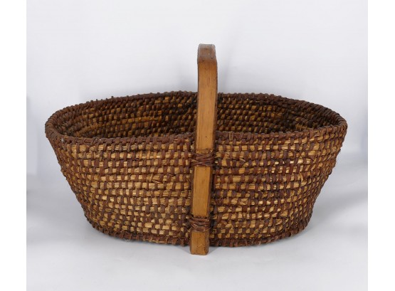Antique Woven Field Basket