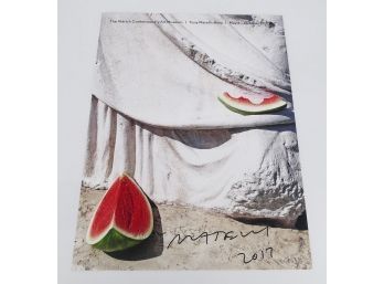 Tony Matelli: Hera Exhibition One Sheet - Aldrich Art Museum - Signed