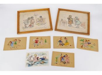 Germaine Bouret And Gil French Prints & Postcards (1930's - 1950's)