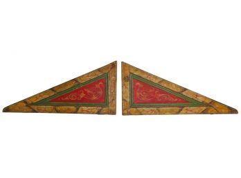 Antique Decorative Wood Trim From A Circus Wagon