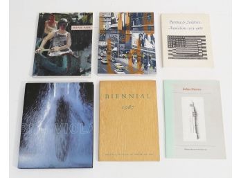 6 Books On The Whitney Museum (Catalogs, Exhibitions, & Acquisitions)