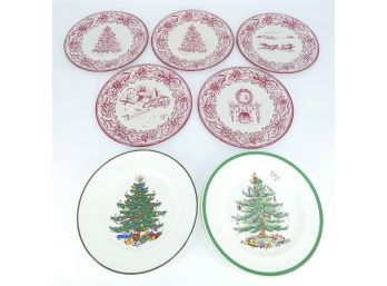 Christmas Plates - Restoration Hardware, Spode, Cuthberson
