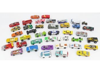 Lot Of 40 Toy Cars - Die Cast - Matchbox & Hot Wheels