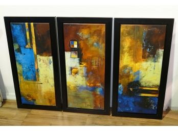 Canvas Triptych - Toledo I, II, III - Brushstrokes Fine Art