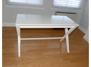 Crate & Barrel Spotlight White 48' Writing Desk (Pd $499.99)