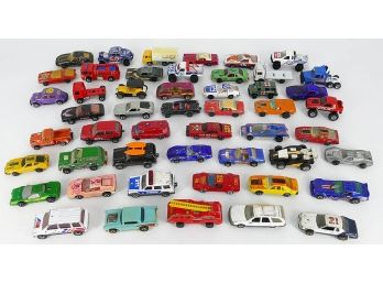 Lot Of 50 Toy Cars - Die Cast - Matchbox & Hot Wheels