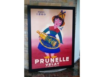 Large Vintage 1950's French Advertising Poster - Prunelle Du Velay - Paullgerz