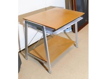 Design Within Reach Modern Metal & Wood Computer Desk