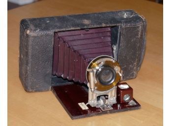 Antique 1890's Blair Camera Co. Hawkeye Bellows Camera