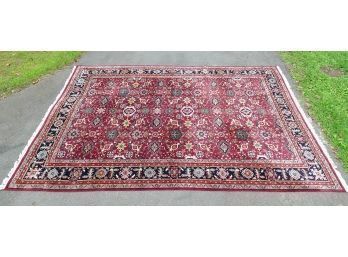 Large Detailed Hand Knotted Persian Rug - 9'10' X 13'9' (118' X 165') - Original Cost $8000
