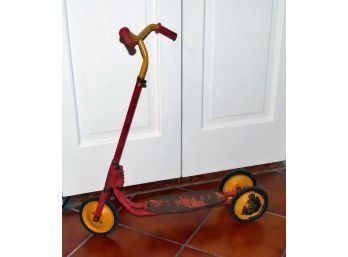 Vintage 1960's Push Scooter