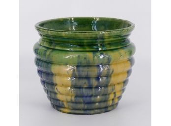 Multi-Colored Ceramic Glazed Planter