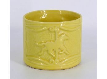 McCoy Pottery Carousel Horse Planter - In Yellow