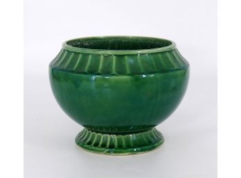 McCoy Pottery Jardiniere - In Green