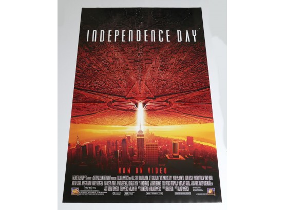 Original One-Sheet Movie/Video Poster - Independence Day (1996) - Will Smith, Jeff Goldblum