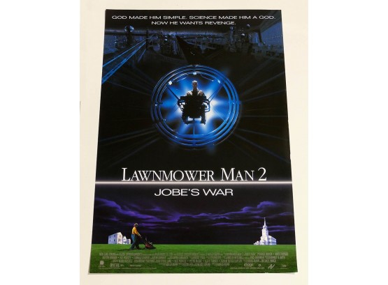 Original One-Sheet Movie/Video Poster - Lawnmower Man 2 : Jobe's War (1995) - Patrick Bergen