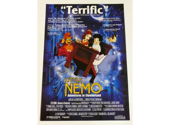 Original One-Sheet Movie/Video Poster - Little Nemo: Adventures In Slumberland (1992) - Mickey Rooney