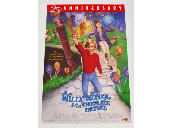 Original One-Sheet Movie/Video Poster - Willie Wonka And The Chocolate Factory (25th Anniversary - 1996)