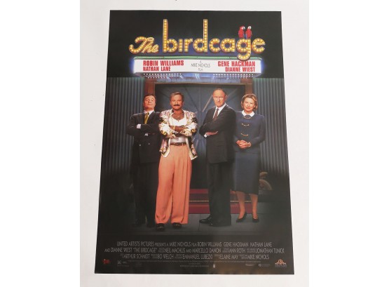 Original One-Sheet Movie/Video Poster - The Birdcage (1996) - Robin Williams