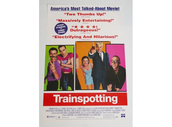 Original One-Sheet Movie/Video Poster - Trainspotting (1996) - Ewan McGregor