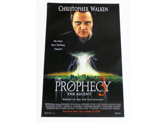 Original One-Sheet Movie Poster - The Prophecy 3: The Ascent (2000) - Christopher Walken