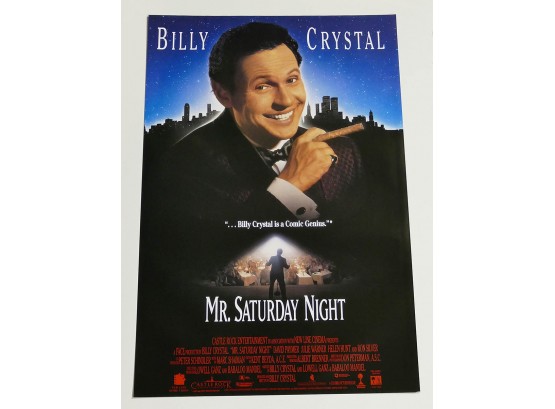 Original One-Sheet Movie/Video Poster - Mr. Saturday Night (1992) - Billy Crystal