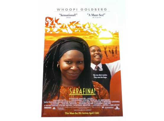 Original One-Sheet Movie/Video Poster - Sarafina! (1992) - Whoopi Goldberg