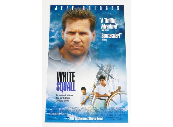 Original One-Sheet Movie/Video Poster - White Squall (1996) - Jeff Bridges