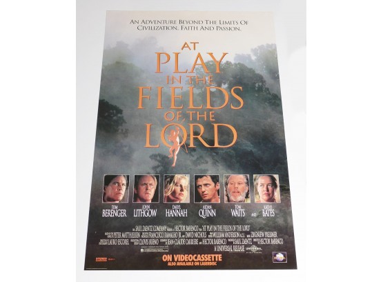 Original One-Sheet Movie/Video Poster - At Play In The Fields Of The Lord(1992) - John Lithgow