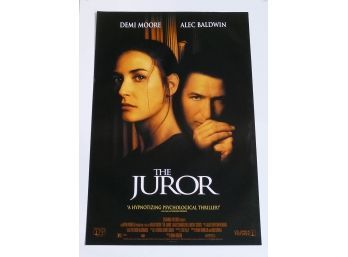 Original One-Sheet Movie/Video Poster - The Juror (1996) - Demi Moore, Alec Baldwin