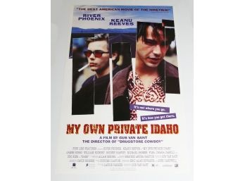 Original One-Sheet Movie/Video Poster - My Own Private Idaho (1992) - River Phoenix, Keanu Reeves