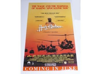 Original One-Sheet Movie/Video Poster - Hearts Of Darkness (1992) - Robert Duval, Dennis Hopper