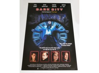 Original One-Sheet Movie/Video Poster - Dark City (1998) - Kiefer Sutherland, Jennifer Connelly