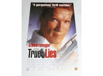 Original One-Sheet Movie/Video Poster - True Lies (1994) - Arnold Schwarzenegger, Jamie Lee Curtis