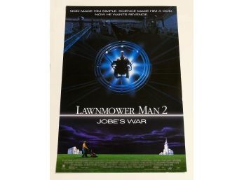 Original One-Sheet Movie/Video Poster - Lawnmower Man 2 : Jobe's War (1995) - Patrick Bergen