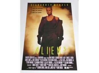 Original One-Sheet Movie/Video Poster - Aliens 3 (1992) - Sigourney Weaver