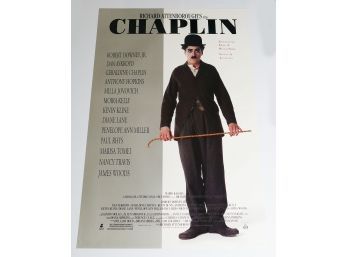 Original One-Sheet Movie/Video Poster - Chaplin (1992) - Robert Downey Jr