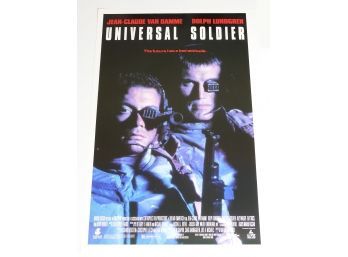Original One-Sheet Movie/Video Poster - Universal Soldier (1992) - Jean Claude Van Damme, Dolph Lundgren