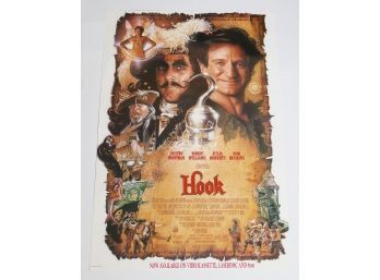Original One-Sheet Movie/Video Poster - Hook (1991) - Robin Williams, Julia Roberts, Dustin Hoffman