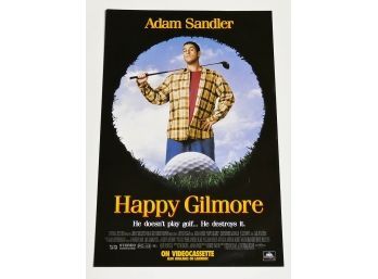 Original One-Sheet Movie/Video Poster - Happy Gilmore (1995) - Adam Sandler
